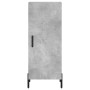 Aparador de madera contrachapada gris hormigón 34,5x34x180 cm de vidaXL, Aparadores - Ref: Foro24-3200141, Precio: 103,36 €, ...