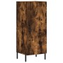 Aparador de madera contrachapada roble ahumado 34,5x34x180 cm de vidaXL, Aparadores - Ref: Foro24-3200142, Precio: 104,99 €, ...