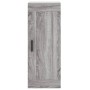 Aparador alto madera contrachapada gris Sonoma 34,5x34x180 cm de vidaXL, Aparadores - Ref: Foro24-3200143, Precio: 105,99 €, ...