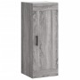 Aparador alto madera contrachapada gris Sonoma 34,5x34x180 cm de vidaXL, Aparadores - Ref: Foro24-3200143, Precio: 105,99 €, ...