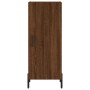 Aparador alto madera contrachapada roble marrón 34,5x34x180 cm de vidaXL, Aparadores - Ref: Foro24-3200144, Precio: 107,51 €,...