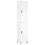 Tall white plywood sideboard 34.5x34x180 cm by vidaXL, Sideboards - Ref: Foro24-3200145, Price: 109,99 €, Discount: %