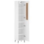 Tall white plywood sideboard 34.5x34x180 cm by vidaXL, Sideboards - Ref: Foro24-3200145, Price: 109,99 €, Discount: %