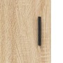 Aparador de madera contrachapada roble Sonoma 34,5x34x180 cm de vidaXL, Aparadores - Ref: Foro24-3200148, Precio: 100,22 €, D...