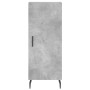 Aparador de madera contrachapada gris hormigón 34,5x34x180 cm de vidaXL, Aparadores - Ref: Foro24-3200149, Precio: 110,53 €, ...