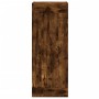 Aparador de madera contrachapada roble ahumado 34,5x34x180 cm de vidaXL, Aparadores - Ref: Foro24-3200150, Precio: 110,99 €, ...