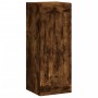 Aparador de madera contrachapada roble ahumado 34,5x34x180 cm de vidaXL, Aparadores - Ref: Foro24-3200150, Precio: 110,99 €, ...