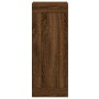 Aparador alto madera contrachapada roble marrón 34,5x34x180 cm de vidaXL, Aparadores - Ref: Foro24-3200152, Precio: 113,56 €,...