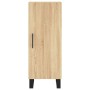 Aparador de madera contrachapada roble Sonoma 34,5x34x180 cm de vidaXL, Aparadores - Ref: Foro24-3200156, Precio: 110,84 €, D...