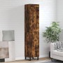 Aparador de madera contrachapada roble ahumado 34,5x34x180 cm de vidaXL, Aparadores - Ref: Foro24-3200158, Precio: 107,07 €, ...