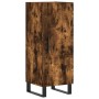 Aparador de madera contrachapada roble ahumado 34,5x34x180 cm de vidaXL, Aparadores - Ref: Foro24-3200158, Precio: 107,07 €, ...