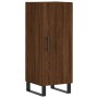 Tall brown oak plywood sideboard 34.5x34x180 cm by vidaXL, Sideboards - Ref: Foro24-3200160, Price: 116,21 €, Discount: %