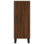 Aparador alto madera contrachapada roble marrón 34,5x34x180 cm de vidaXL, Aparadores - Ref: Foro24-3200160, Precio: 116,99 €,...