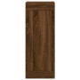 Aparador alto madera contrachapada roble marrón 34,5x34x180 cm de vidaXL, Aparadores - Ref: Foro24-3200160, Precio: 116,99 €,...