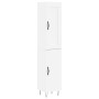 Tall white plywood sideboard 34.5x34x180 cm by vidaXL, Sideboards - Ref: Foro24-3200161, Price: 106,43 €, Discount: %