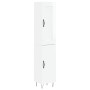 High glossy white plywood sideboard 34.5x34x180 cm by vidaXL, Sideboards - Ref: Foro24-3200163, Price: 101,99 €, Discount: %