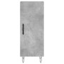 Aparador de madera contrachapada gris hormigón 34,5x34x180 cm de vidaXL, Aparadores - Ref: Foro24-3200165, Precio: 92,99 €, D...