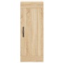 Aparador de madera contrachapada roble Sonoma 34,5x34x180 cm de vidaXL, Aparadores - Ref: Foro24-3200164, Precio: 94,60 €, De...