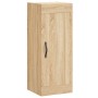 Aparador de madera contrachapada roble Sonoma 34,5x34x180 cm de vidaXL, Aparadores - Ref: Foro24-3200164, Precio: 94,60 €, De...