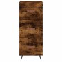 Aparador de madera contrachapada roble ahumado 34,5x34x180 cm de vidaXL, Aparadores - Ref: Foro24-3200174, Precio: 104,50 €, ...