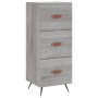 Tall Sonoma gray plywood sideboard 34.5x34x180 cm by vidaXL, Sideboards - Ref: Foro24-3200175, Price: 108,94 €, Discount: %