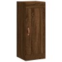 Aparador alto madera contrachapada roble marrón 34,5x34x180 cm de vidaXL, Aparadores - Ref: Foro24-3200176, Precio: 113,43 €,...