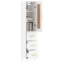 Aparador alto madera contrachapada blanco 34,5x34x180 cm de vidaXL, Aparadores - Ref: Foro24-3200185, Precio: 109,92 €, Descu...