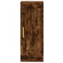 Aparador de madera contrachapada roble ahumado 34,5x34x180 cm de vidaXL, Aparadores - Ref: Foro24-3200190, Precio: 107,84 €, ...