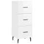 High glossy white plywood sideboard 34.5x34x180 cm by vidaXL, Sideboards - Ref: Foro24-3200211, Price: 121,82 €, Discount: %