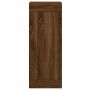 Aparador alto madera contrachapada roble marrón 34,5x34x180 cm de vidaXL, Aparadores - Ref: Foro24-3200216, Precio: 114,56 €,...