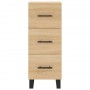 Sonoma oak plywood sideboard 34.5x34x180 cm by vidaXL, Sideboards - Ref: Foro24-3200220, Price: 128,28 €, Discount: %