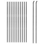 Anthracite gray galvanized steel wire fence 1.4x25 m by vidaXL, fence panels - Ref: Foro24-154219, Price: 170,05 €, Discount: %