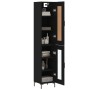 Black plywood sideboard 34.5x34x180 cm by vidaXL, Sideboards - Ref: Foro24-3200386, Price: 102,12 €, Discount: %