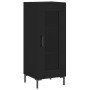 Black plywood sideboard 34.5x34x180 cm by vidaXL, Sideboards - Ref: Foro24-3200386, Price: 102,12 €, Discount: %