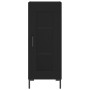 Aparador de madera contrachapada negro 34,5x34x180 cm de vidaXL, Aparadores - Ref: Foro24-3200386, Precio: 102,12 €, Descuent...