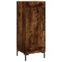 Aparador de madera contrachapada roble ahumado 34,5x34x180 cm de vidaXL, Aparadores - Ref: Foro24-3199110, Precio: 96,88 €, D...