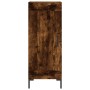 Aparador de madera contrachapada roble ahumado 34,5x34x180 cm de vidaXL, Aparadores - Ref: Foro24-3199110, Precio: 96,88 €, D...