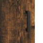 Aparador de madera contrachapada roble ahumado 34,5x34x180 cm de vidaXL, Aparadores - Ref: Foro24-3199110, Precio: 96,88 €, D...