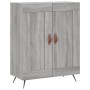 High sideboard sonoma gray plywood 69.5x34x180 cm by vidaXL, Sideboards - Ref: Foro24-3199663, Price: 140,29 €, Discount: %