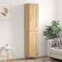 Aparador de madera contrachapada roble Sonoma 34,5x34x180 cm de vidaXL, Aparadores - Ref: Foro24-3200444, Precio: 98,99 €, De...