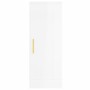 Aparador alto madera contrachapada blanco brillo 34,5x34x180 cm de vidaXL, Aparadores - Ref: Foro24-3200443, Precio: 106,09 €...