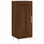 Aparador alto madera contrachapada roble marrón 34,5x34x180 cm de vidaXL, Aparadores - Ref: Foro24-3200448, Precio: 100,73 €,...