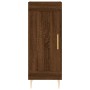 Aparador alto madera contrachapada roble marrón 34,5x34x180 cm de vidaXL, Aparadores - Ref: Foro24-3200448, Precio: 99,99 €, ...