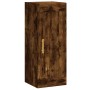 Aparador de madera contrachapada roble ahumado 34,5x34x180 cm de vidaXL, Aparadores - Ref: Foro24-3200446, Precio: 97,50 €, D...