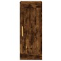 Aparador de madera contrachapada roble ahumado 34,5x34x180 cm de vidaXL, Aparadores - Ref: Foro24-3200446, Precio: 97,50 €, D...