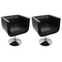 Bar stool 2 units black artificial leather by vidaXL, Armchairs - Ref: Foro24-160440, Price: 351,49 €, Discount: %