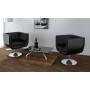 Taburete de bar 2 unidades cuero artificial negro de vidaXL, Sillones - Ref: Foro24-160440, Precio: 353,99 €, Descuento: %