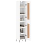 Aparador alto madera contrachapada blanco 34,5x34x180 cm de vidaXL, Aparadores - Ref: Foro24-3200465, Precio: 101,94 €, Descu...