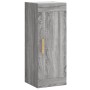 Aparador alto madera contrachapada gris Sonoma 34,5x34x180 cm de vidaXL, Aparadores - Ref: Foro24-3200447, Precio: 101,92 €, ...