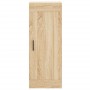 Aparador de madera contrachapada roble Sonoma 34,5x34x180 cm de vidaXL, Aparadores - Ref: Foro24-3200468, Precio: 100,90 €, D...